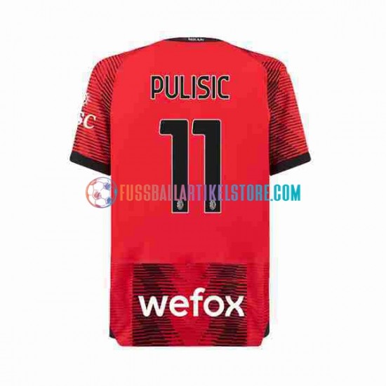 AC Mailand Heimausrüstung Christian Pulisic 11 2023-2024 Herren Trikot S/S