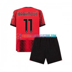 AC Mailand Heimausrüstung Ibrahimovic 11 2023-2024 Kinder Set(Trikot und Hose) S/S