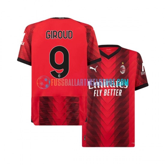 AC Mailand Heimausrüstung Olivier Giroud 9 2023-2024 Herren Trikot S/S