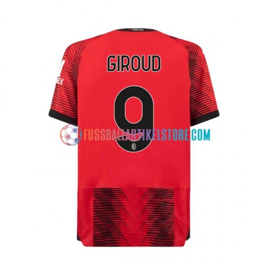 AC Mailand Heimausrüstung Olivier Giroud 9 2023-2024 Herren Trikot S/S