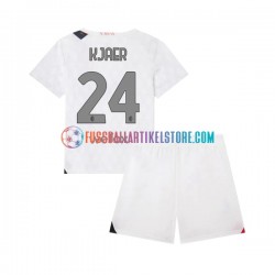 AC Mailand Auswärtsausrüstung Simon Kjaer 24 2023-2024 Kinder Set(Trikot und Hose) S/S