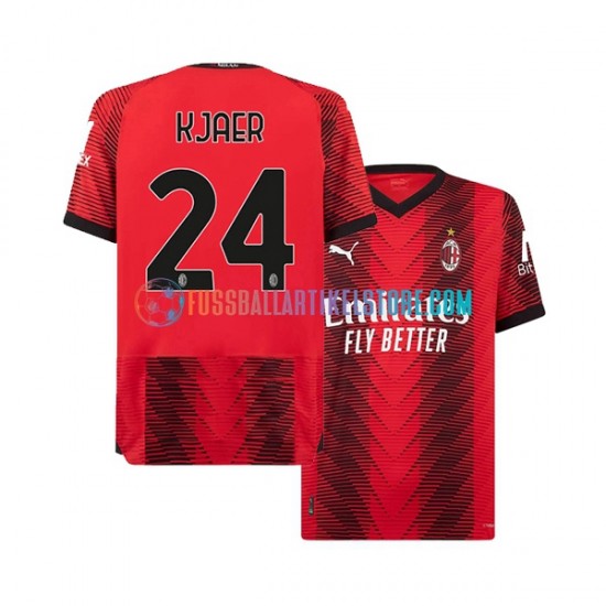 AC Mailand Heimausrüstung Simon Kjaer 24 2023-2024 Herren Trikot S/S