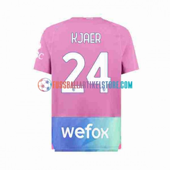 AC Mailand Ausweichausrüstung Simon Kjaer 24 2023-2024 Herren Trikot S/S