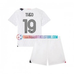 AC Mailand Auswärtsausrüstung Theo 19 2023-2024 Kinder Set(Trikot und Hose) S/S