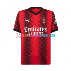 AC Mailand Heimausrüstung Theo Hernandez 19 2023-2024 Kinder Set(Trikot und Hose) S/S