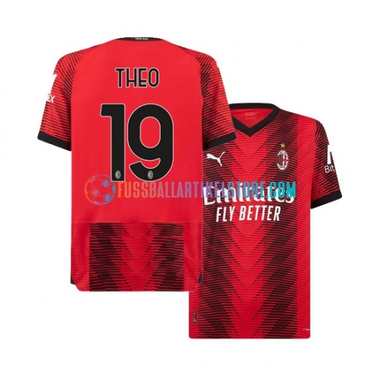 AC Mailand Heimausrüstung Theo Hernandez 19 2023-2024 Herren Trikot S/S