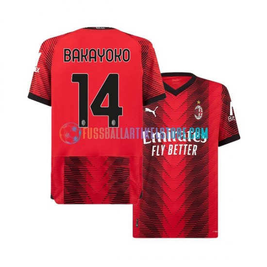 AC Mailand Heimausrüstung Tiemoue Bakayoko 14 2023-2024 Herren Trikot S/S