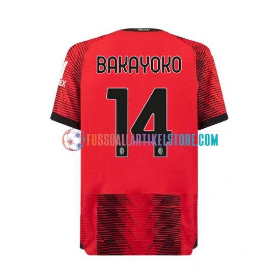 AC Mailand Heimausrüstung Tiemoue Bakayoko 14 2023-2024 Herren Trikot S/S