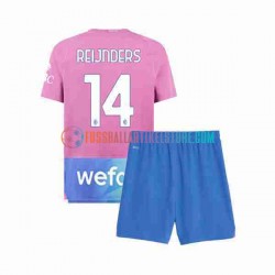 AC Mailand Ausweichausrüstung Tijjani Reijnders 14 2023-2024 Kinder Set(Trikot und Hose) S/S