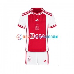 Ajax Amsterdam Heimausrüstung 2023-2024 Kinder Set(Trikot und Hose) S/S