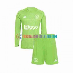 Ajax Amsterdam Heimausrüstung Torwart 2023-2024 Kinder Set(Trikot und Hose) L/S