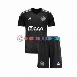 Ajax Amsterdam Ausweichausrüstung Torwart 2023-2024 Kinder Set(Trikot und Hose) S/S