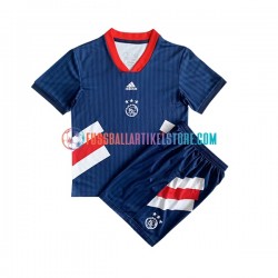 Ajax Amsterdam Heimausrüstung Icon Retro 2022-2023 Kinder Set(Trikot und Hose) S/S
