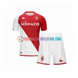 AS Monaco Heimausrüstung 2023-2024 Kinder Set(Trikot und Hose) S/S