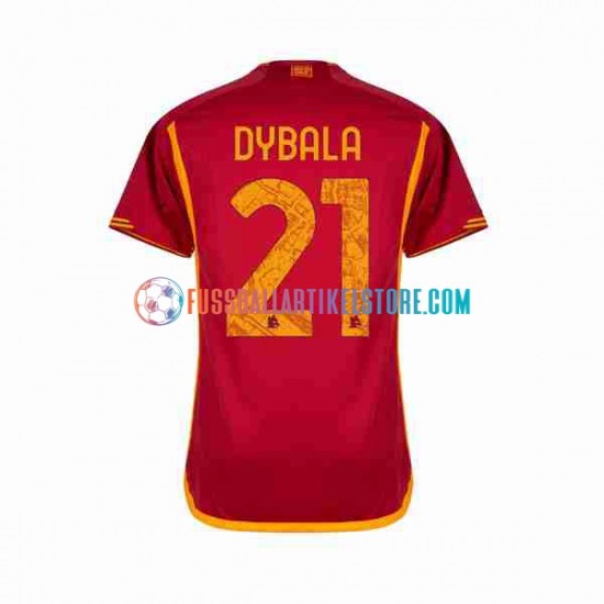 AS Rom Heimausrüstung Paulo Dybala 21 2023-2024 Herren Trikot S/S