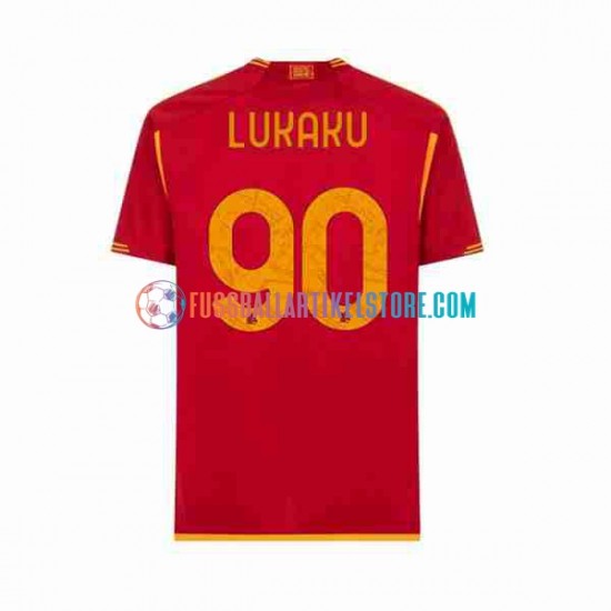 AS Rom Heimausrüstung Romelu Lukaku 90 2023-2024 Herren Trikot S/S