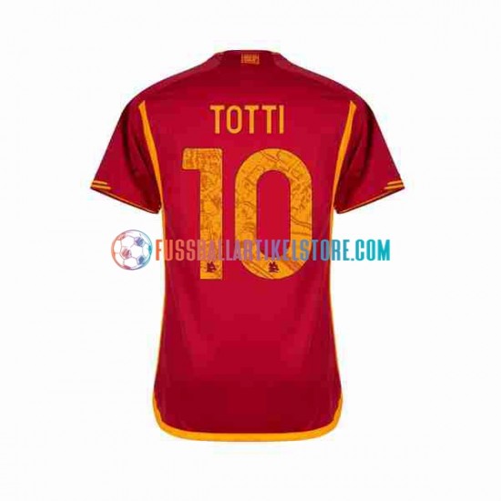 AS Rom Heimausrüstung Totti 10 2023-2024 Herren Trikot S/S