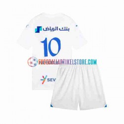 Auswärtsausrüstung Al Hilal Neymar JR 10 2023-2024 Kinder Set(Trikot und Hose) S/S
