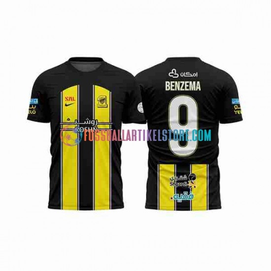 Heimausrüstung Al-Ittihad BENZEMA 9 2023-2024 Herren Trikot S/S