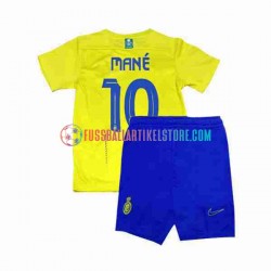 Heimausrüstung Al-Nassr Mane 10 2023-2024 Kinder Set(Trikot und Hose) S/S