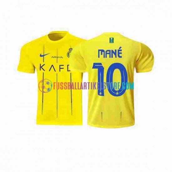 Heimausrüstung Al-Nassr Mane 10 2023-2024 Herren Trikot S/S