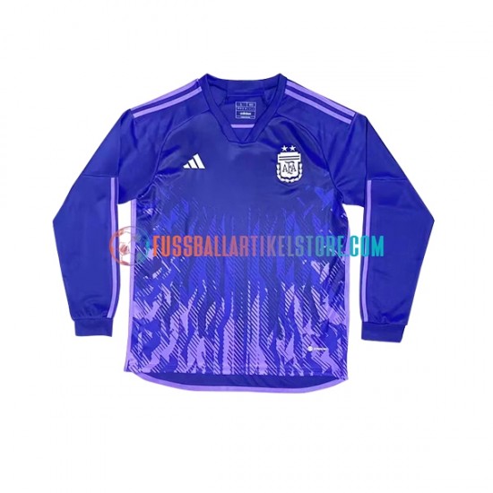 Argentinien Auswärtsausrüstung World Cup 2022 Herren Trikot L/S