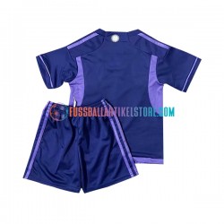 Argentinien Auswärtsausrüstung World Cup 2022 Kinder Set(Trikot und Hose) S/S
