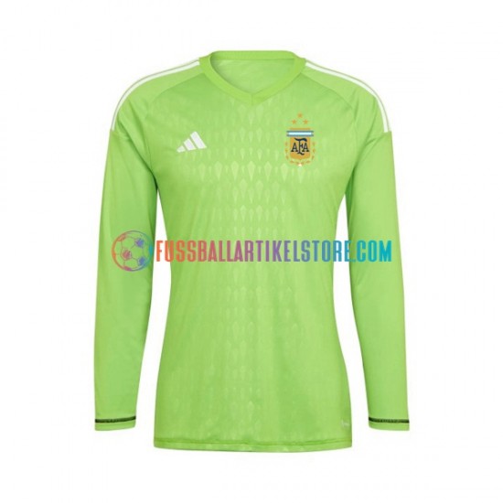 Argentinien Heimausrüstung Torwart World Cup 2022 Herren Trikot L/S