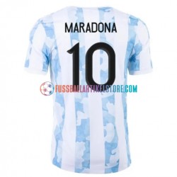 Argentinien Heimausrüstung Maradona 10 2021 Herren Trikot S/S