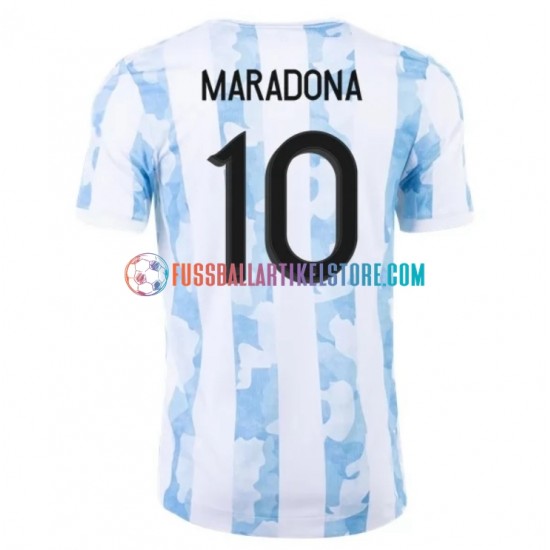 Argentinien Heimausrüstung Maradona 10 2021 Herren Trikot S/S