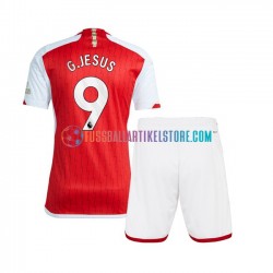 Arsenal Heimausrüstung Gabriel Jesus 9 2023-2024 Kinder Set(Trikot und Hose) S/S