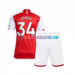 Arsenal Heimausrüstung Xhaka 34 2023-2024 Kinder Set(Trikot und Hose) S/S
