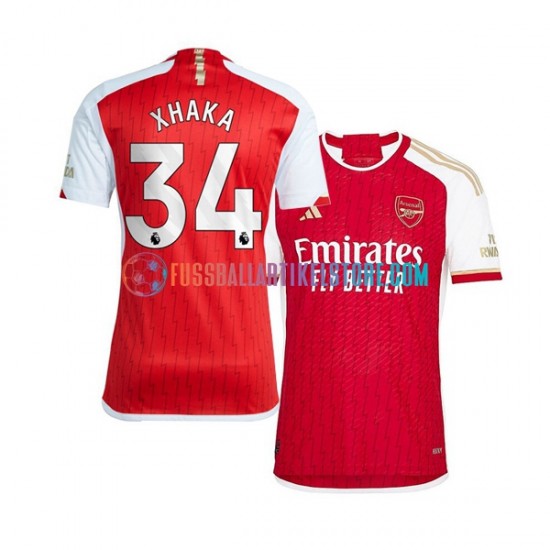 Arsenal Heimausrüstung Xhaka 34 2023-2024 Herren Trikot S/S