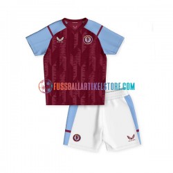 Aston Villa Heimausrüstung 2023-2024 Kinder Set(Trikot und Hose) S/S