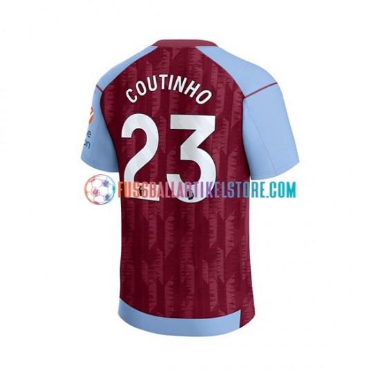 Aston Villa Heimausrüstung Philippe Coutinho 23 2023-2024 Herren Trikot S/S