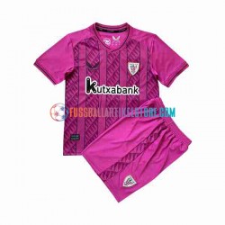 Athletic Bilbao Auswärtsausrüstung Torwart 2023-2024 Kinder Set(Trikot und Hose) S/S