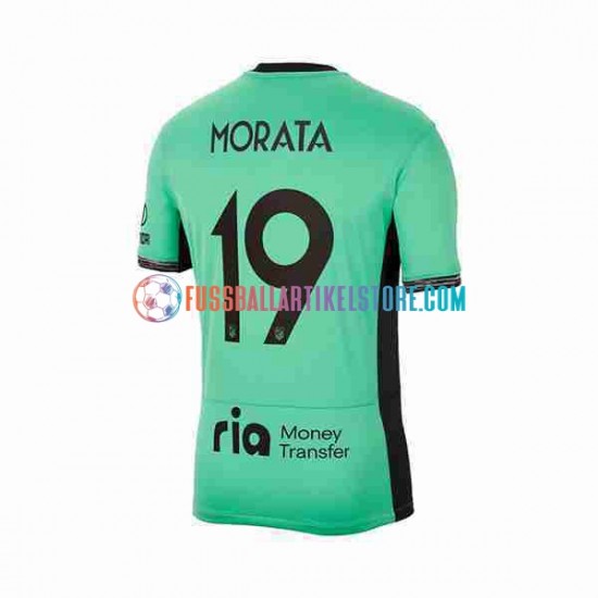 Atlético Madrid Ausweichausrüstung Alvaro Morata 19 2023-2024 Herren Trikot S/S