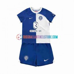 Atlético Madrid Auswärtsausrüstung 2023-2024 Kinder Set(Trikot und Hose) S/S