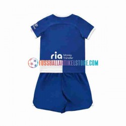 Atlético Madrid Auswärtsausrüstung 2023-2024 Kinder Set(Trikot und Hose) S/S