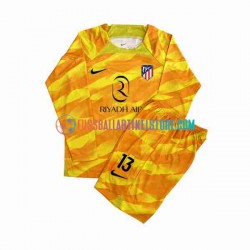 Atlético Madrid Torwart Jan Oblak 13 2023-2024 Kinder Set(Trikot und Hose) Orange L/S