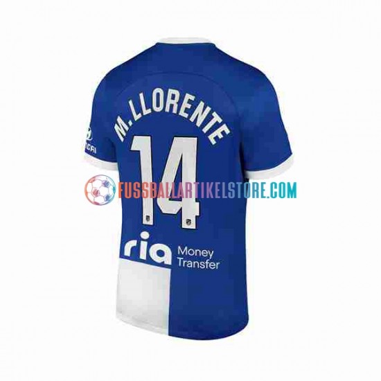 Atlético Madrid Auswärtsausrüstung Marcos Llorente 14 2023-2024 Herren Trikot S/S