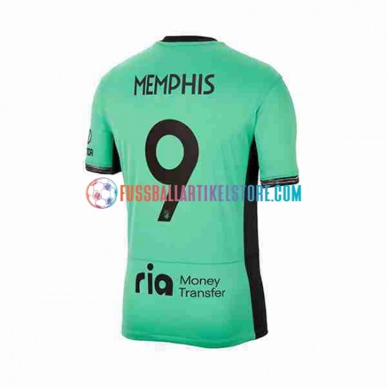 Atlético Madrid Ausweichausrüstung Memphis Depay 9 2023-2024 Herren Trikot S/S