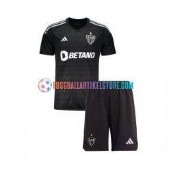 Atletico Mineiro Heimausrüstung Torwart 2023 Kinder Set(Trikot und Hose) S/S
