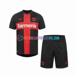 Bayer 04 Leverkusen Heimausrüstung 2023-2024 Kinder Set(Trikot und Hose) S/S
