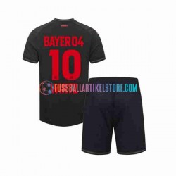 Bayer 04 Leverkusen Heimausrüstung Florian Wirtz 10 2023-2024 Kinder Set(Trikot und Hose) S/S