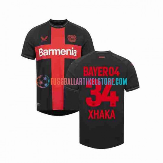 Bayer 04 Leverkusen Heimausrüstung Granit Xhaka 34 2023-2024 Herren Trikot S/S