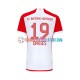 FC Bayern München Heimausrüstung Alphonso Davies 19 2023-2024 Herren Trikot S/S