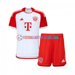 FC Bayern München Heimausrüstung 2023-2024 Kinder Set(Trikot und Hose) S/S
