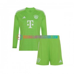 FC Bayern München Auswärtsausrüstung Torwart 2023-2024 Kinder Set(Trikot und Hose) L/S