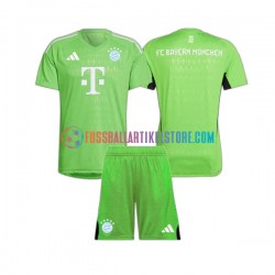 FC Bayern München Auswärtsausrüstung Torwart 2023-2024 Kinder Set(Trikot und Hose) S/S